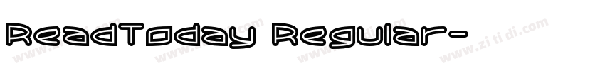 ReadToday Regular字体转换